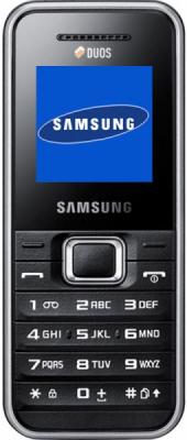 Мобильный телефон Samsung E1182 Silver (GT-E1182 ZSASER) - вид спереди