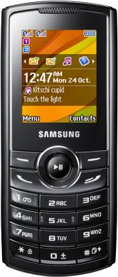 Мобильный телефон Samsung E2232 Black (GT-E2232 ZKASER) - вид спереди