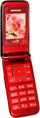 Мобильный телефон Samsung E2530 Black with Red (GT-E2530 SRFSER) - в открытом виде