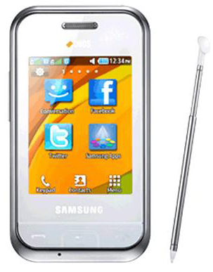 Мобильный телефон Samsung E2652 Champ White - общий вид