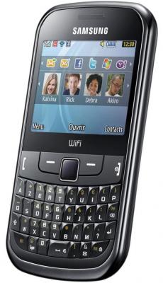 Мобильный телефон Samsung S3350 Black (GT-S3350 HKASER) - общий вид