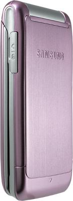 Мобильный телефон Samsung S3600 Pink with Pattern (GT-S3600 TIISER) - вид сбоку