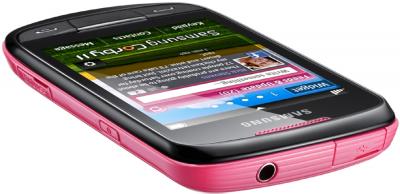 Мобильный телефон Samsung S3850 Corby II Pink - общий вид