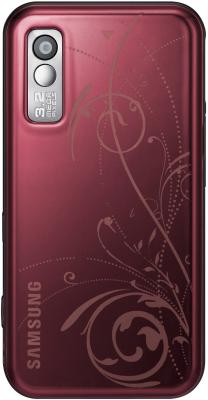 Мобильный телефон Samsung S5230 Star Wine Red with Pattern (GT-S5230 GRMSER) - вид сзади