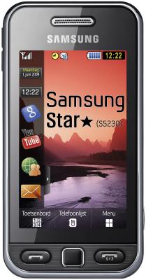 Мобильный телефон Samsung S5230 Star Black (GT-S5230 LKMSER) - вид спереди