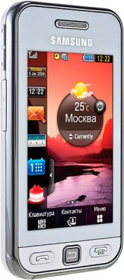 Мобильный телефон Samsung S5230 Star White (GT-S5230 OWMSER) - вид сбоку