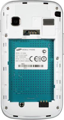 Смартфон Samsung S5660 Galaxy Gio White (GT-S5660 SWASER) - с открытой крышкой