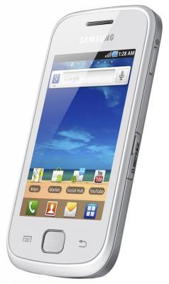 Смартфон Samsung S5660 Galaxy Gio White (GT-S5660 SWASER) - общий вид
