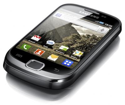 Смартфон Samsung S5670 Galaxy Fit Black (GT-S5670 HKASER) - общий вид