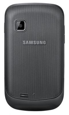 Смартфон Samsung S5670 Galaxy Fit Black (GT-S5670 HKASER) - вид сзади