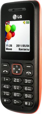 Мобильный телефон LG A100 Red - вид сбоку