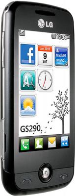 Мобильный телефон LG GS290 Black - вид сбоку