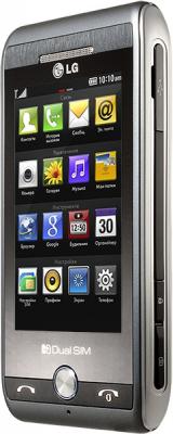 Мобильный телефон LG GX500 Black - вид сбоку