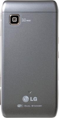 Мобильный телефон LG GX500 Black - вид сзади