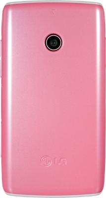 Мобильный телефон LG T300 Pink - вид сзади