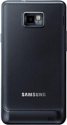 Смартфон Samsung I9100 Galaxy S II Black (GT-I9100 LKASER) - вид сзади