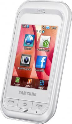 Мобильный телефон Samsung C3300 White (GT-C3300 CWISER) - общий вид