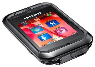 Мобильный телефон Samsung C3300 Black (GT-C3300 DKISER) - общий вид