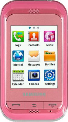 Мобильный телефон Samsung C3300 Pink (GT-C3300 SIISER) - вид спереди