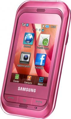 Мобильный телефон Samsung C3300 Pink (GT-C3300 SIISER) - общий вид