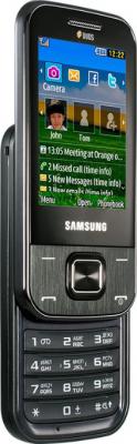 Мобильный телефон Samsung C3752 Gray (GT-C3752 MAASER) - общий вид