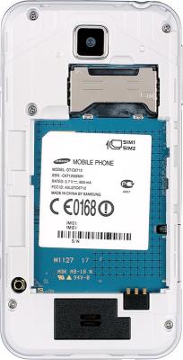 Мобильный телефон Samsung C6712 Star II DUOS White (GT-C6712 RWASER) - с открытой крышкой