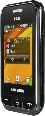 Мобильный телефон Samsung E2652 Champ Black - вид сбоку