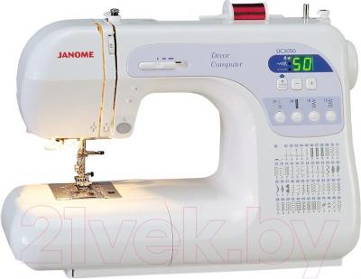 Швейная машина Janome Decor Computer 50 - общий вид с освещением