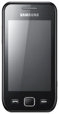 Смартфон Samsung S5250 Wave 525 Black (GT-S5250 HKASER) - вид спереди