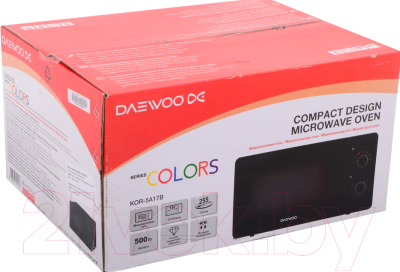 Микроволновая печь Daewoo KOR-5A17B - коробка