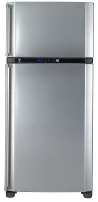 Холодильник с морозильником Sharp SJ-PT640RS - вид спереди