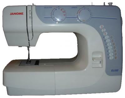 Швейная машина Janome EL532 - вид сбоку
