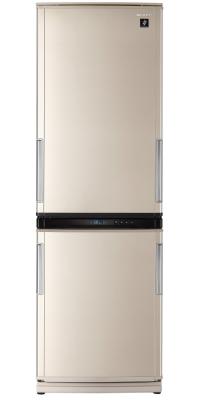 Холодильник с морозильником Sharp SJ-WM322TSL - Вид спереди