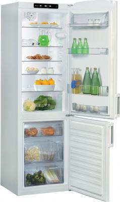Холодильник с морозильником Whirlpool WBE 3623 NFW - Вид спереди