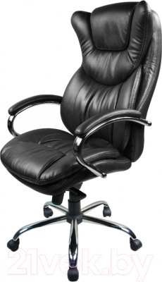 Кресло офисное Baldu visata Eagle (черный-хром, экокожа)