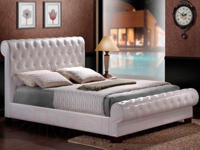 Двуспальная кровать Signal Malibu (белый)