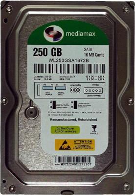 Жесткий диск Mediamax WL250GSA - общий вид