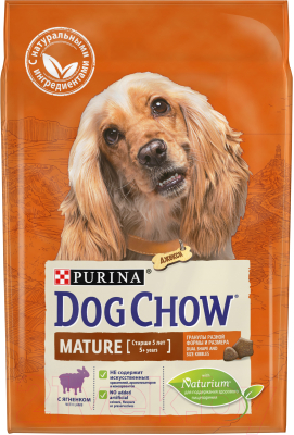 Сухой корм для собак Dog Chow Mature Adult с ягненком (2.5кг)