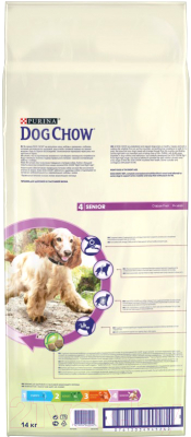 Сухой корм для собак Dog Chow Seniour с ягненком (14кг)