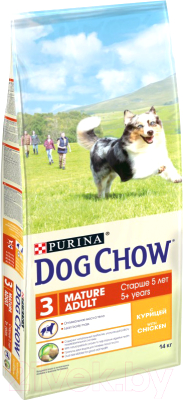 Сухой корм для собак Dog Chow Mature Adult с курицей (14кг)