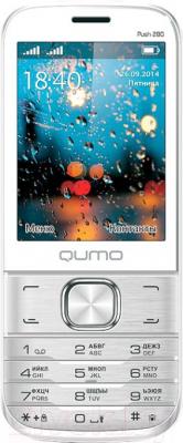 Мобильный телефон Qumo Push 280 Dual (серебристый) - общий вид