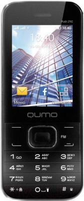 Мобильный телефон Qumo Push 250 Dual (черный) - общий вид