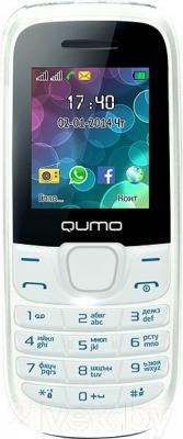 Мобильный телефон Qumo Push 184 (белый) - общий вид