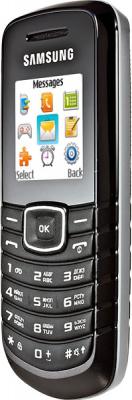 Мобильный телефон Samsung E1080 Black (GT-E1080 ZKWSER) - вид сбоку