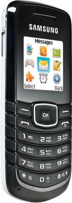 Мобильный телефон Samsung E1080 Black (GT-E1080 ZKWSER) - вид сбоку