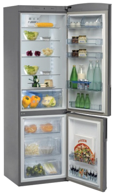 Холодильник с морозильником Whirlpool WBC 4046 A+NFCX - внутренний вид