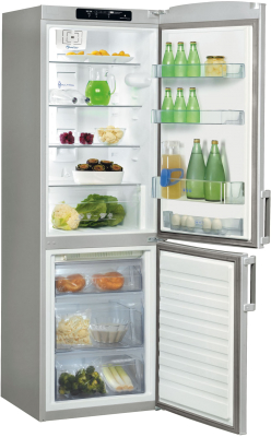Холодильник с морозильником Whirlpool WBE 3322 A+NFX - Общий вид