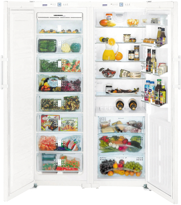 Холодильник с морозильником Liebherr SBS 7253 - общий вид