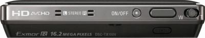 Компактный фотоаппарат Sony Cyber-shot DSC-WX10 (DSCWX10B.CEE2 Black) - Вид сверху