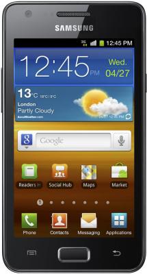 Смартфон Samsung I9103 Galaxy R Gray (GT-I9103 MAASER) - вид спереди